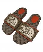 GUCCI×THE NORTH FACEグッチ×ザ ノース フェイス）の古着「サンダル」｜ベージュ
