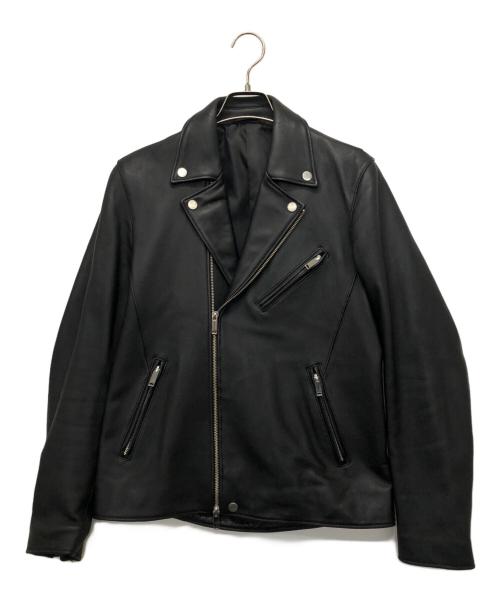 STUDIOUS（ステュディオス）STUDIOUS (ステュディオス) ライダースジャケット ブラック サイズ:3の古着・服飾アイテム