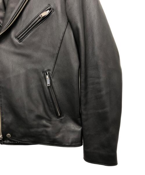 STUDIOUS（ステュディオス）STUDIOUS (ステュディオス) ライダースジャケット ブラック サイズ:3の古着・服飾アイテム