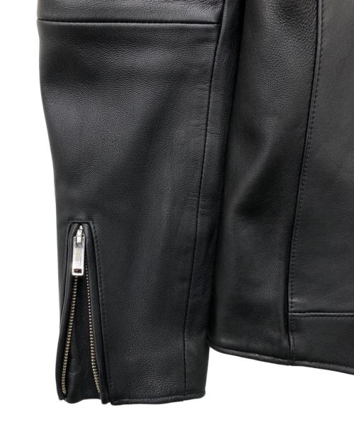 STUDIOUS（ステュディオス）STUDIOUS (ステュディオス) ライダースジャケット ブラック サイズ:3の古着・服飾アイテム