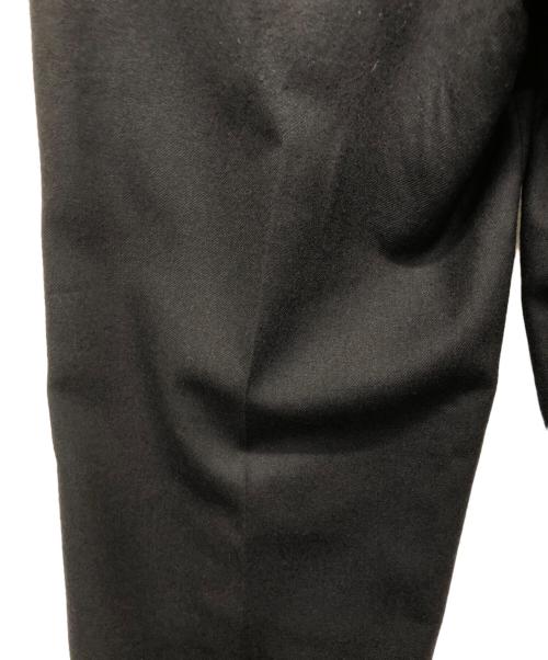 MARKA（マーカ）MARKA (マーカ) OFFICER PANTS 2TUCK WIDE WOOL SOFT SERGE ブラック サイズ:Mの古着・服飾アイテム