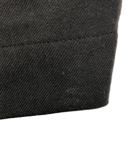 MARKA（マーカ）MARKA (マーカ) OFFICER PANTS 2TUCK WIDE WOOL SOFT SERGE ブラック サイズ:Mの古着・服飾アイテム