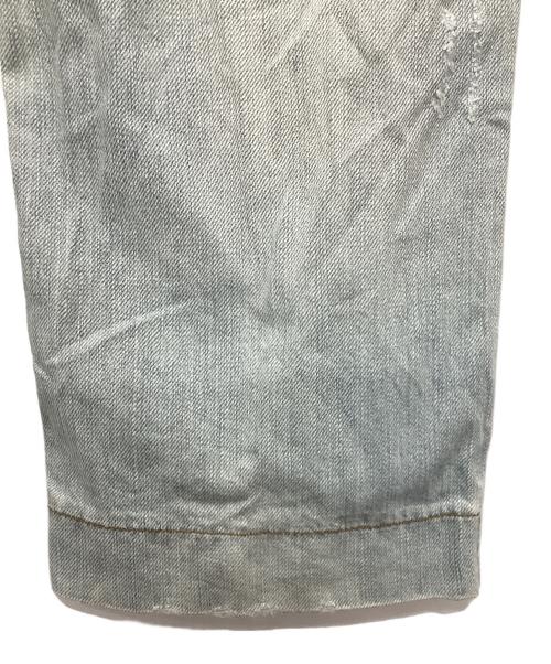 DOLCE & GABBANA（ドルチェ＆ガッバーナ）DOLCE & GABBANA (ドルチェ＆ガッバーナ) クラッシュデニムパンツ インディゴ サイズ:46の古着・服飾アイテム