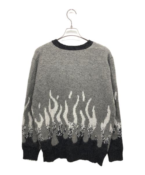 Schott（ショット）Schott (ショット) ファイヤーモヘアカーディガン グレー サイズ:Lの古着・服飾アイテム