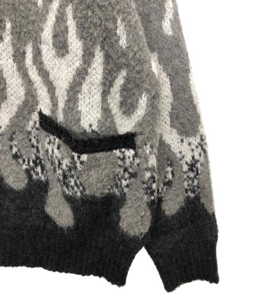 Schott（ショット）Schott (ショット) ファイヤーモヘアカーディガン グレー サイズ:Lの古着・服飾アイテム