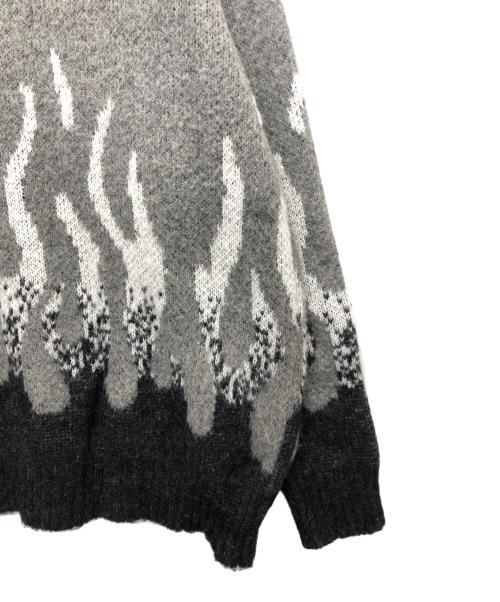 Schott（ショット）Schott (ショット) ファイヤーモヘアカーディガン グレー サイズ:Lの古着・服飾アイテム