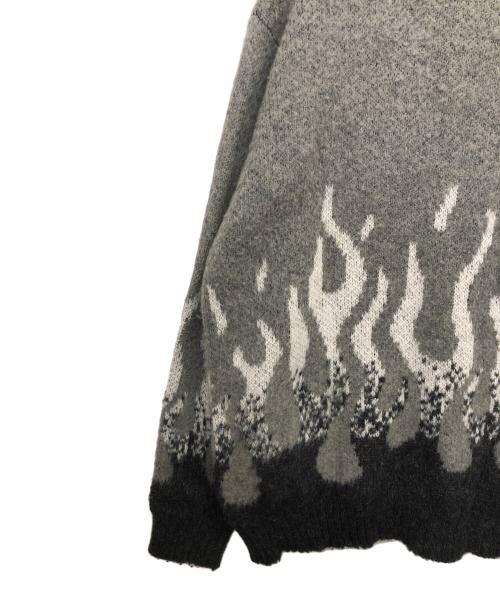 Schott（ショット）Schott (ショット) ファイヤーモヘアカーディガン グレー サイズ:Lの古着・服飾アイテム