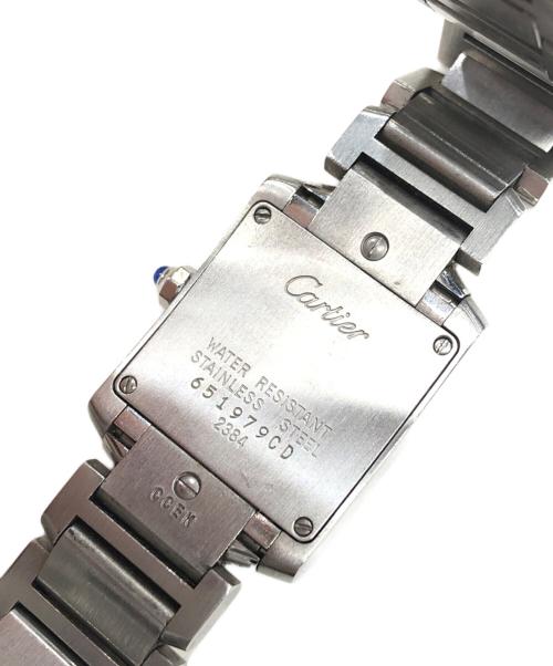Cartier（カルティエ）Cartier (カルティエ) タンクフランセーズSM ホワイトの古着・服飾アイテム