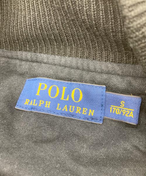 POLO RALPH LAUREN（ポロ・ラルフローレン）POLO RALPH LAUREN (ポロ・ラルフローレン) レザーワッペンスタジャン ブラック サイズ:Sの古着・服飾アイテム