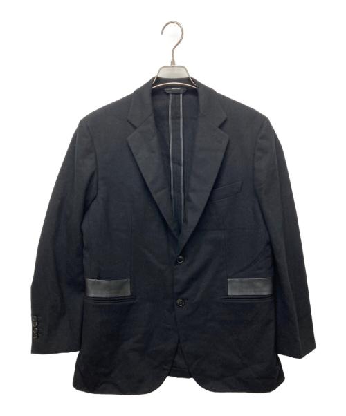 HERMES（エルメス）HERMES (エルメス) ウールテーラードジャケット ブラック サイズ:52の古着・服飾アイテム