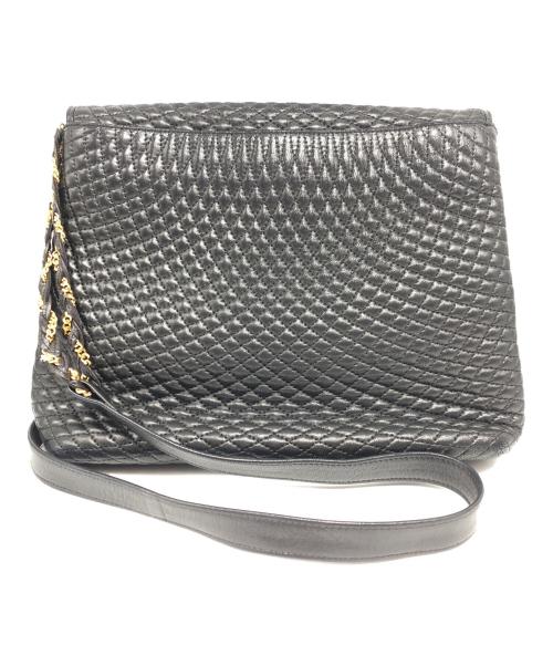 BALLY（バリー）BALLY (バリー) チェーンショルダーバッグ ブラックの古着・服飾アイテム