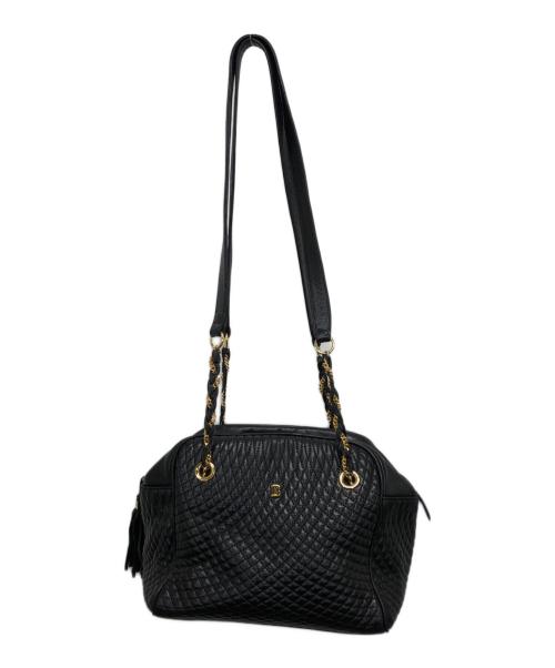 BALLY（バリー）BALLY (バリー) チェーンショルダーバッグ ブラックの古着・服飾アイテム