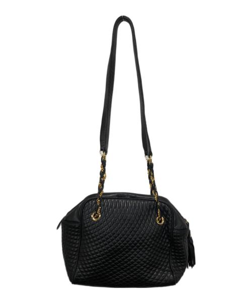BALLY（バリー）BALLY (バリー) チェーンショルダーバッグ ブラックの古着・服飾アイテム