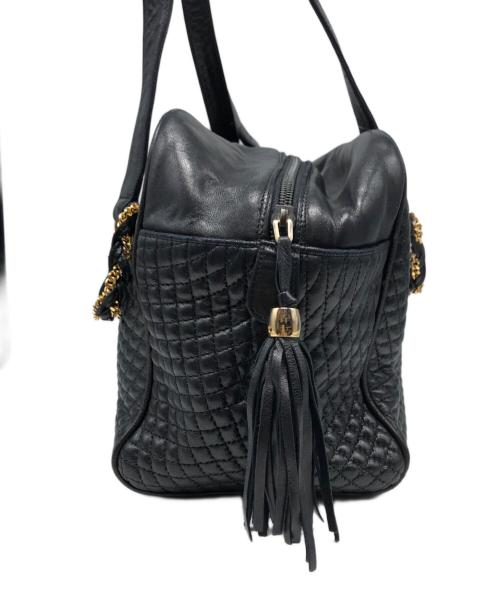 BALLY（バリー）BALLY (バリー) チェーンショルダーバッグ ブラックの古着・服飾アイテム