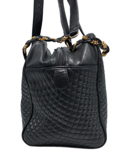 BALLY（バリー）BALLY (バリー) チェーンショルダーバッグ ブラックの古着・服飾アイテム