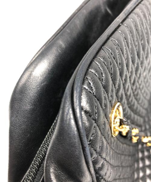 BALLY（バリー）BALLY (バリー) チェーンショルダーバッグ ブラックの古着・服飾アイテム