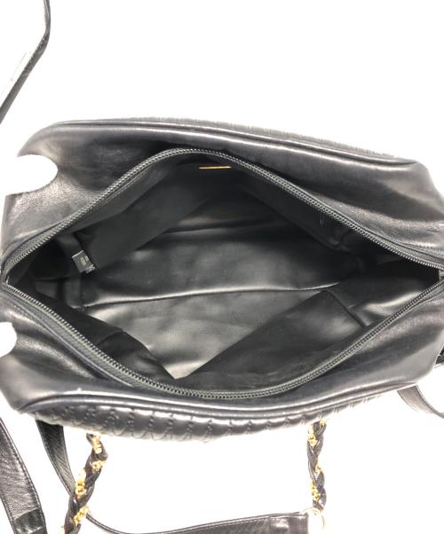 BALLY（バリー）BALLY (バリー) チェーンショルダーバッグ ブラックの古着・服飾アイテム