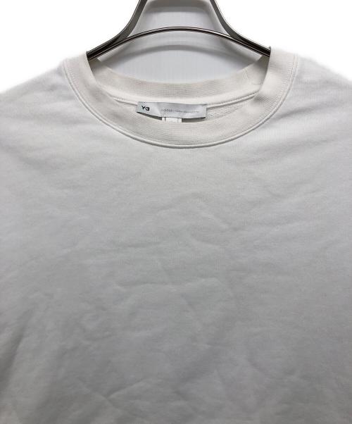 Y-3（ワイスリー）Y-3 (ワイスリー) ロゴスウェット ホワイト サイズ:Sの古着・服飾アイテム