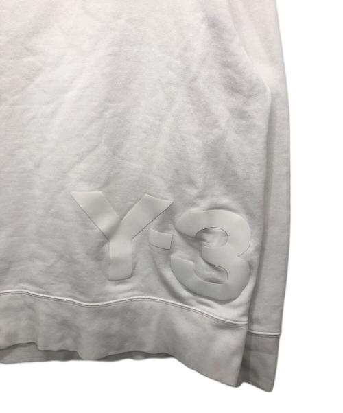 Y-3（ワイスリー）Y-3 (ワイスリー) ロゴスウェット ホワイト サイズ:Sの古着・服飾アイテム