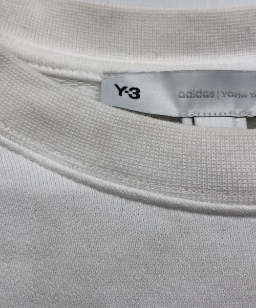 Y-3（ワイスリー）Y-3 (ワイスリー) ロゴスウェット ホワイト サイズ:Sの古着・服飾アイテム