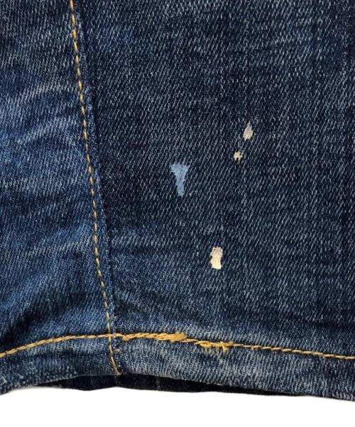 DSQUARED2（ディースクエアード）DSQUARED2 (ディースクエアード) ペンキ加工デニムパンツ インディゴ サイズ:44の古着・服飾アイテム