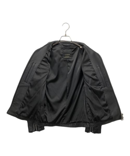 JACKROSE（ジャックローズ）JACKROSE (ジャックローズ) ラムレザーシングルライダースジャケット ブラック サイズ:2の古着・服飾アイテム