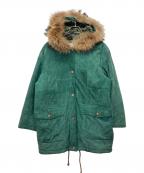 Christian Dior Sportsクリスチャン ディオールスポーツ）の古着「スエード中綿ジャケット」｜グリーン