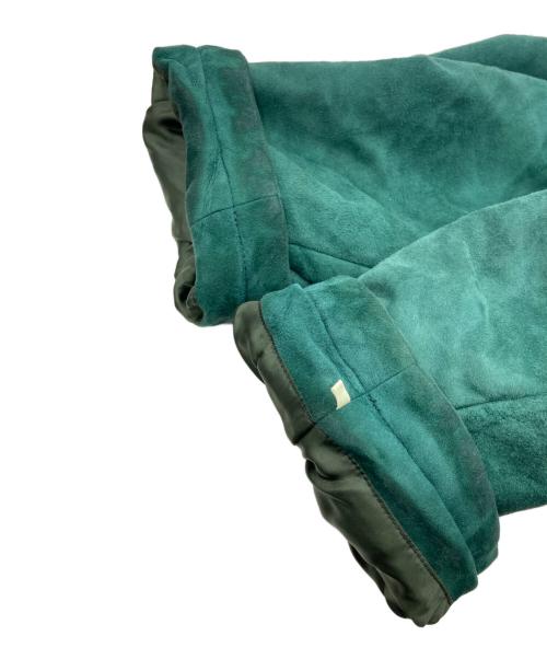 Christian Dior Sports（クリスチャン ディオールスポーツ）Christian Dior Sports (クリスチャン ディオールスポーツ) スエード中綿ジャケット グリーン サイズ:Mの古着・服飾アイテム