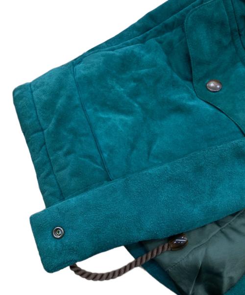 Christian Dior Sports（クリスチャン ディオールスポーツ）Christian Dior Sports (クリスチャン ディオールスポーツ) スエード中綿ジャケット グリーン サイズ:Mの古着・服飾アイテム