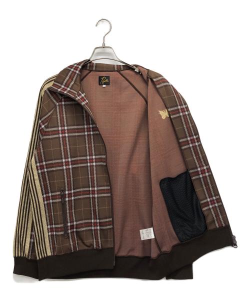 Needles（ニードルズ）Needles (ニードルズ) TRACK JACKET - POLY JQ. ブラウン サイズ:Lの古着・服飾アイテム