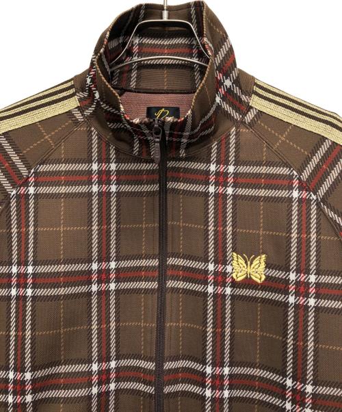 Needles（ニードルズ）Needles (ニードルズ) TRACK JACKET - POLY JQ. ブラウン サイズ:Lの古着・服飾アイテム