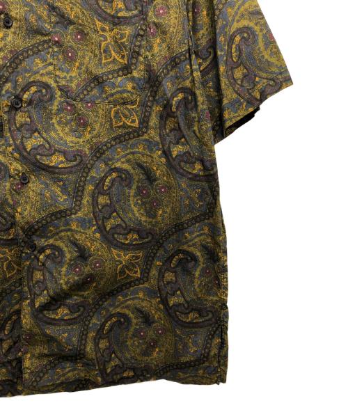 KAPTAIN SUNSHINE（キャプテンサンシャイン）KAPTAIN SUNSHINE (キャプテンサンシャイン) ペイズリーオープンカラーシャツ グリーン サイズ:36の古着・服飾アイテム