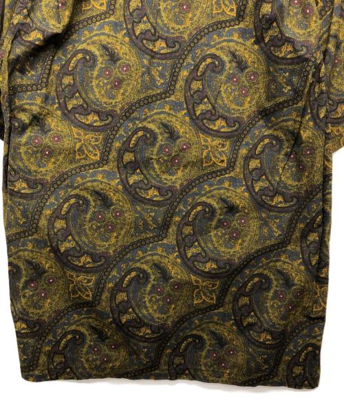 KAPTAIN SUNSHINE（キャプテンサンシャイン）KAPTAIN SUNSHINE (キャプテンサンシャイン) ペイズリーオープンカラーシャツ グリーン サイズ:36の古着・服飾アイテム