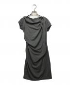 BRUNELLO CUCINELLIブルネロクチネリ）の古着「カットソーワンピース」｜グレー