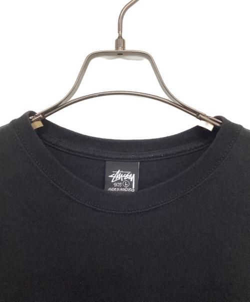 stussy（ステューシー）stussy (ステューシー) Tribe Stack Tee ブラック サイズ:Lの古着・服飾アイテム