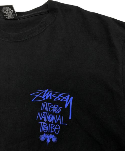 stussy（ステューシー）stussy (ステューシー) Tribe Stack Tee ブラック サイズ:Lの古着・服飾アイテム