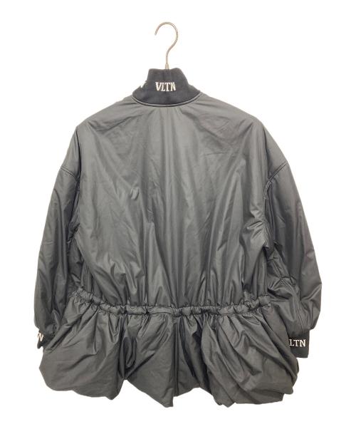 VALENTINO（ヴァレンティノ）VALENTINO (ヴァレンティノ) Drawstring Bomber Jacket ブラック サイズ:Sの古着・服飾アイテム