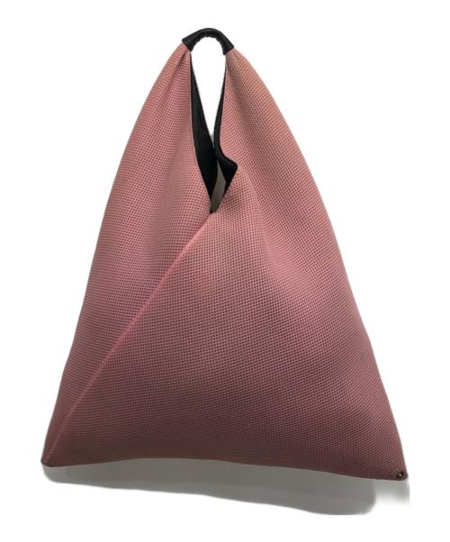 MM6 Maison Margiela（エムエムシックスメゾンマルジェラ）MM6 Maison Margiela (エムエムシックス メゾンマルジェラ) メッシュジャパニーズトートバッグ ピンクの古着・服飾アイテム