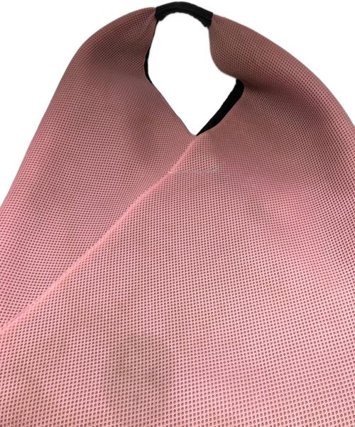 MM6 Maison Margiela（エムエムシックスメゾンマルジェラ）MM6 Maison Margiela (エムエムシックス メゾンマルジェラ) メッシュジャパニーズトートバッグ ピンクの古着・服飾アイテム