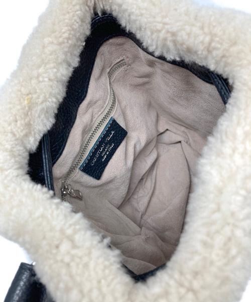 CHRISTIAN VILLA（クリスチャンヴィラ）CHRISTIAN VILLA (クリスチャンヴィラ) ヘムムートンキンチャクショルダーバッグ ブラックの古着・服飾アイテム