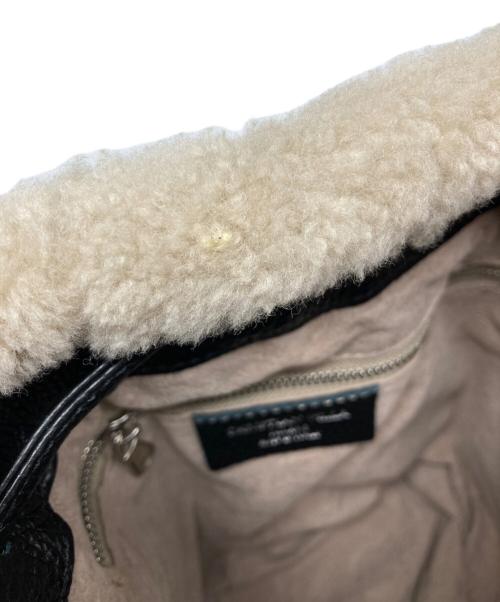 CHRISTIAN VILLA（クリスチャンヴィラ）CHRISTIAN VILLA (クリスチャンヴィラ) ヘムムートンキンチャクショルダーバッグ ブラックの古着・服飾アイテム