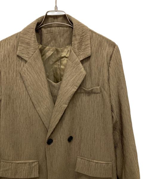 ANDREA&Co.（アンドレアアンドコー）ANDREA&Co. (アンドレアアンドコー) ジャケットワンピースセットアップ ブラウン サイズ:Fの古着・服飾アイテム