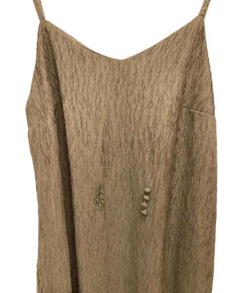 ANDREA&Co.（アンドレアアンドコー）ANDREA&Co. (アンドレアアンドコー) ジャケットワンピースセットアップ ブラウン サイズ:Fの古着・服飾アイテム