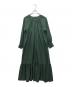 Loungedress（ラウンジドレス）の古着「2wayティアードOP」｜グリーン