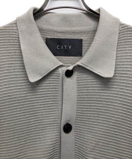 CITY（シティ）CITY (シティ) ポロカーディガン ベージュ サイズ:1の古着・服飾アイテム