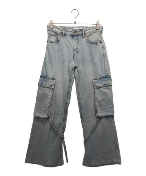 ZARA（ザラ）ZARA (ザラ) デニムカーゴパンツ インディゴ サイズ:34の古着・服飾アイテム