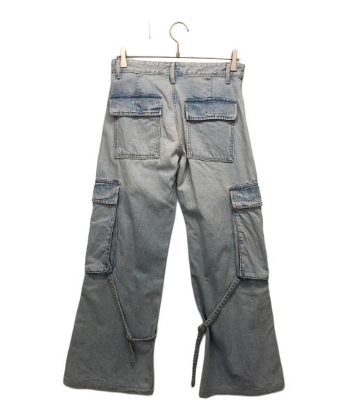 ZARA（ザラ）ZARA (ザラ) デニムカーゴパンツ インディゴ サイズ:34の古着・服飾アイテム