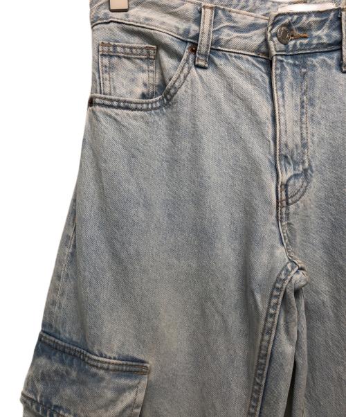 ZARA（ザラ）ZARA (ザラ) デニムカーゴパンツ インディゴ サイズ:34の古着・服飾アイテム