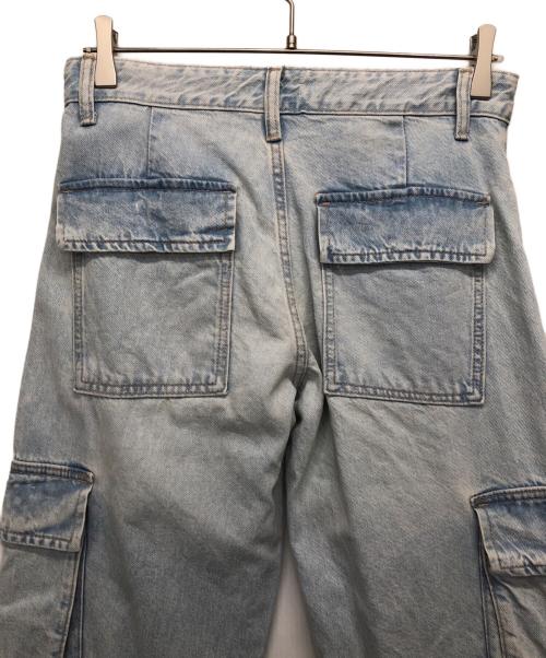 ZARA（ザラ）ZARA (ザラ) デニムカーゴパンツ インディゴ サイズ:34の古着・服飾アイテム