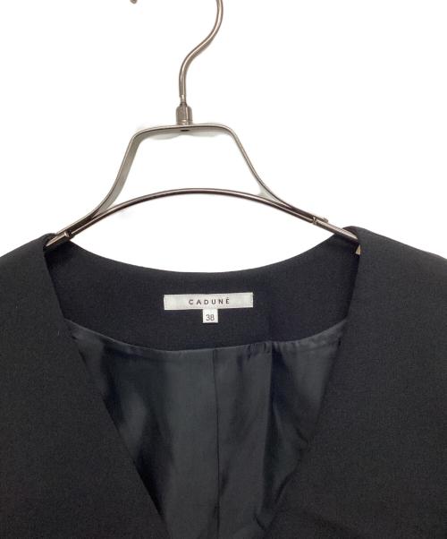 CADUNE（カデュネ）CADUNE (カデュネ) ベスト ブラック サイズ:38の古着・服飾アイテム